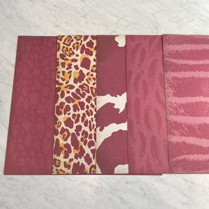 Pink Orange Animal Print Scrapbook Paper 12x12 14 Sheets